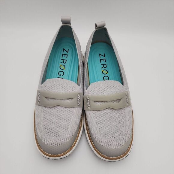 Cole Haan 4.Zerogrand Women's 9B Loafer Slip On W21320 Cool Grey Stitchlite NWOB - Picture 1 of 11